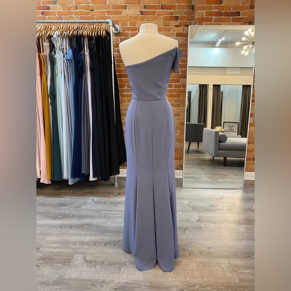 Amsale Yana Dress Slate size 12 - Picture 3 of 6